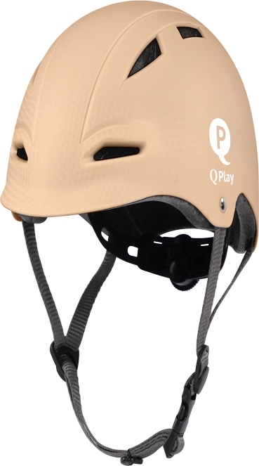 QPlay - Casque enfant MANBO, taille S, beige