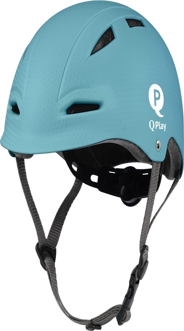 QPlay - Casque enfant MANBO, taille S, bleu