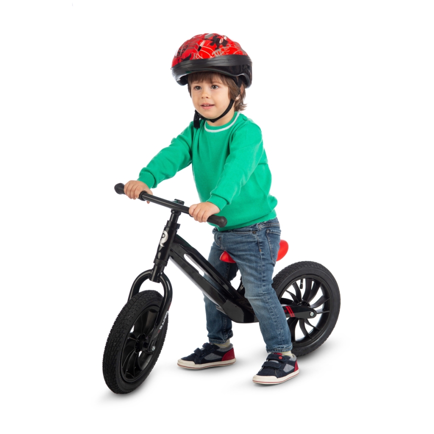 QPlay - Draisienne RACER AIR noir/rouge
