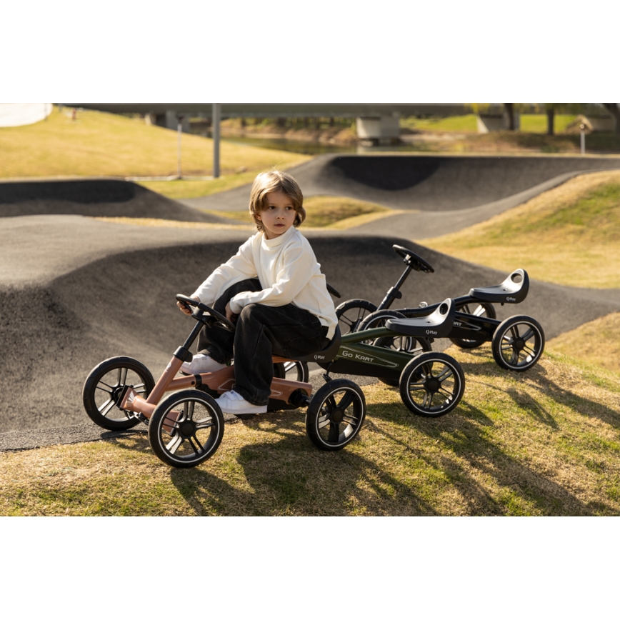 QPlay - Quad pour enfants GO KART noir