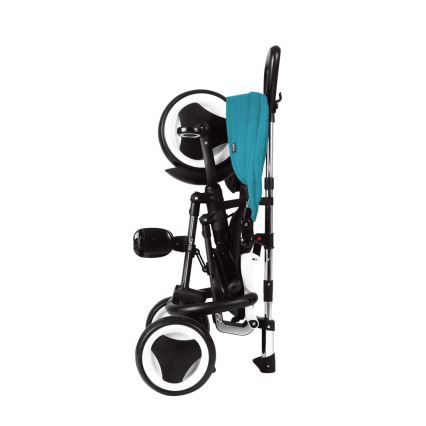 QPlay - Tricycle 3-en-1 pour enfants RITO EVO turquoise