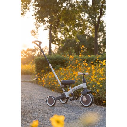 QPlay - Tricycle 3-en-1 STAGER pour enfants noir