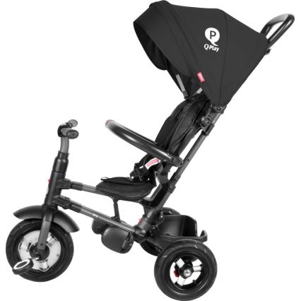 QPlay - Tricycle enfant 3en1 RITO AIR noir