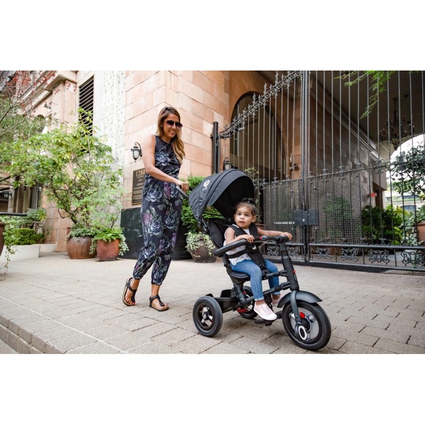 QPlay - Tricycle enfant 3en1 RITO AIR noir