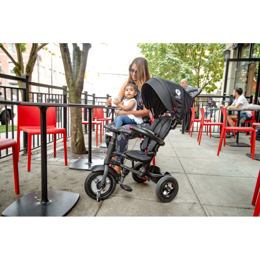 QPlay - Tricycle enfant 3en1 RITO AIR noir