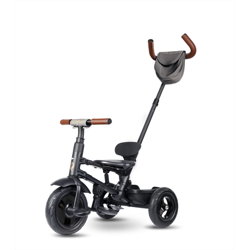 QPlay - Tricycle enfant 6-en-1 RITO DELUXE gris