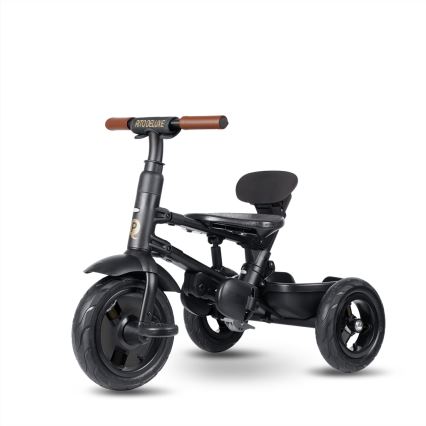 QPlay - Tricycle enfant 6-en-1 RITO DELUXE gris