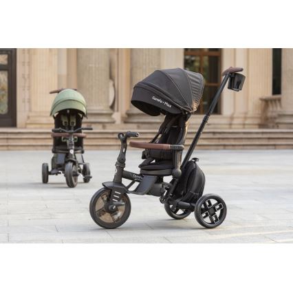 QPlay - Tricycle enfant 7-en-1 COMFO MAX noir