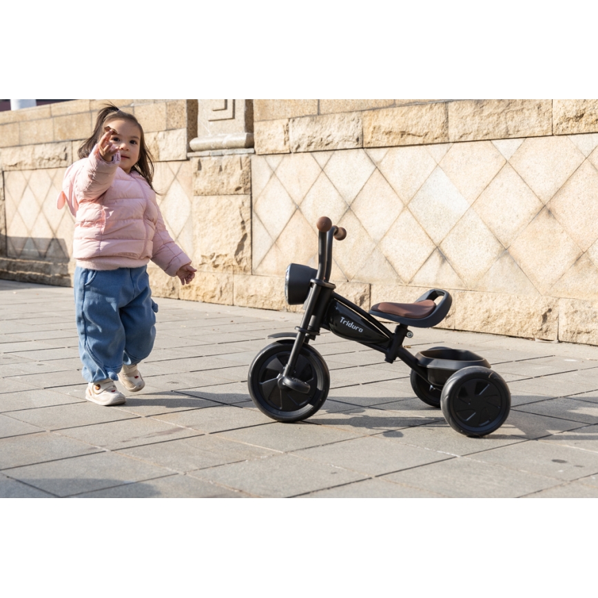 QPlay - Tricycle enfant TRIDURO noir