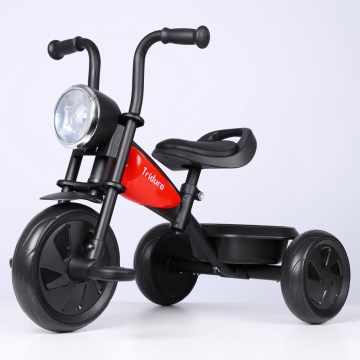 QPlay - Tricycle enfant TRIDURO noir/rouge