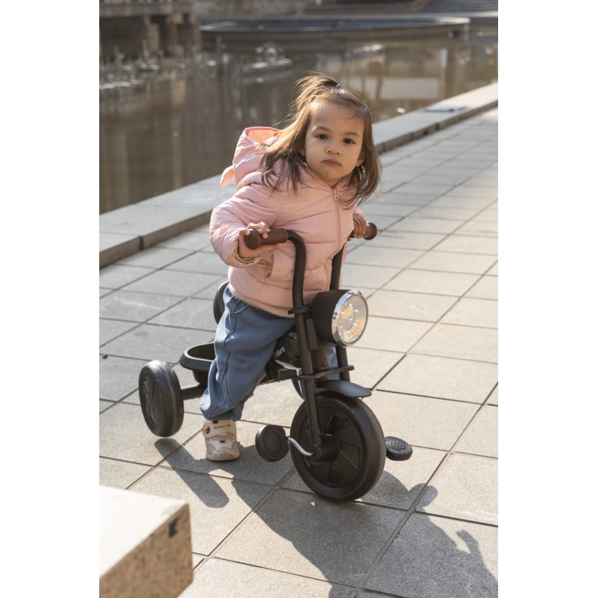 QPlay - Tricycle enfant TRIDURO noir/rouge