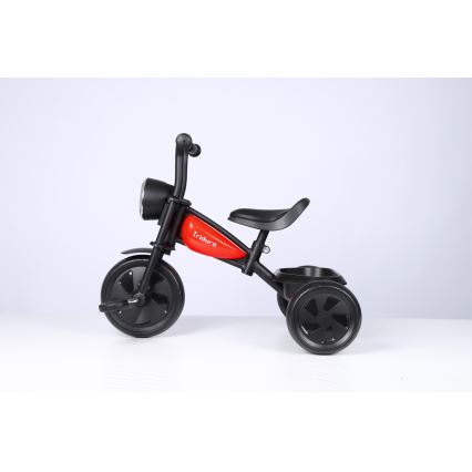 QPlay - Tricycle enfant TRIDURO noir/rouge