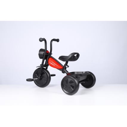 QPlay - Tricycle enfant TRIDURO noir/rouge