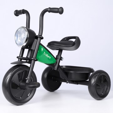 QPlay - Tricycle enfant TRIDURO noir/vert