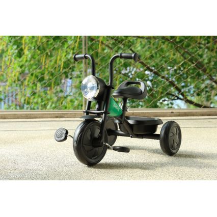 QPlay - Tricycle enfant TRIDURO noir/vert
