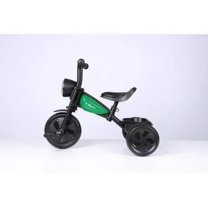 QPlay - Tricycle enfant TRIDURO noir/vert