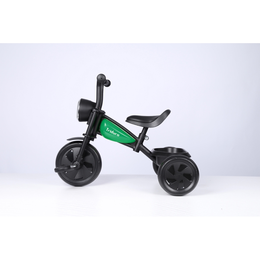 QPlay - Tricycle enfant TRIDURO noir/vert