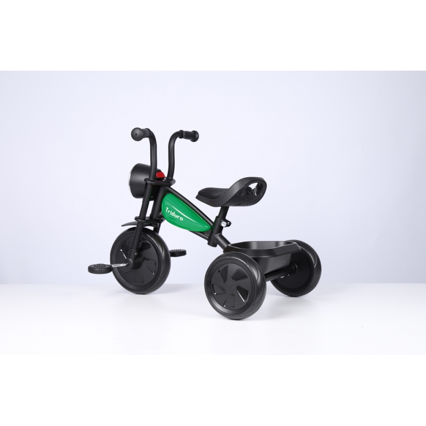 QPlay - Tricycle enfant TRIDURO noir/vert