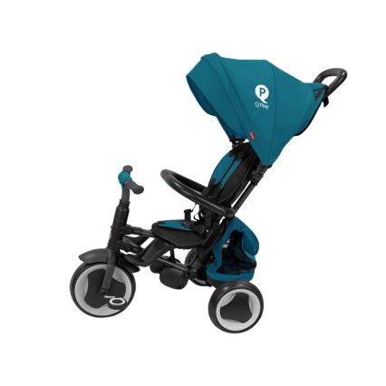 QPlay - Tricycle évolutif 3 en 1 RITO EVA PLUS turquoise
