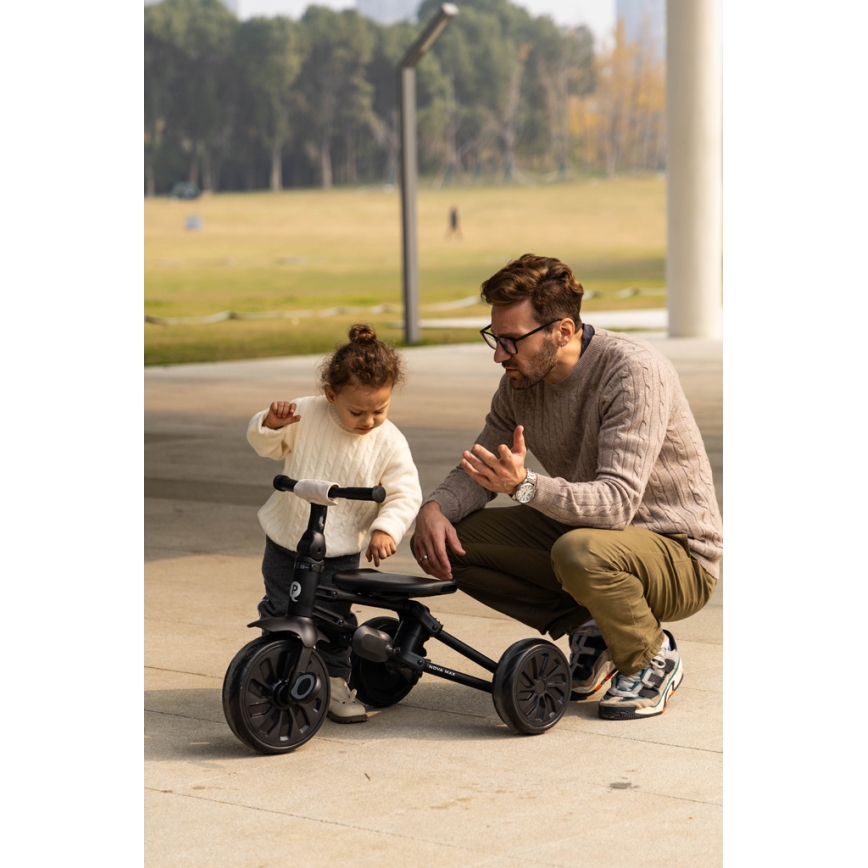 QPlay - Tricycle évolutif 5 en 1 NOVA MAX noir