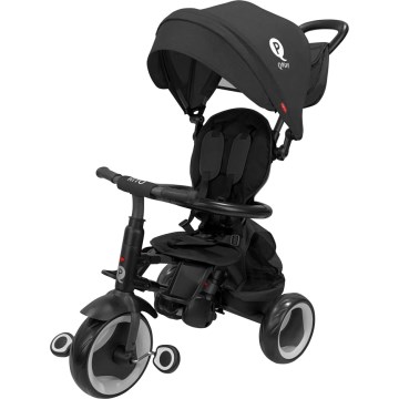 QPlay - Tricycle pour enfant 3 en 1 RITO EVA PLUS noir