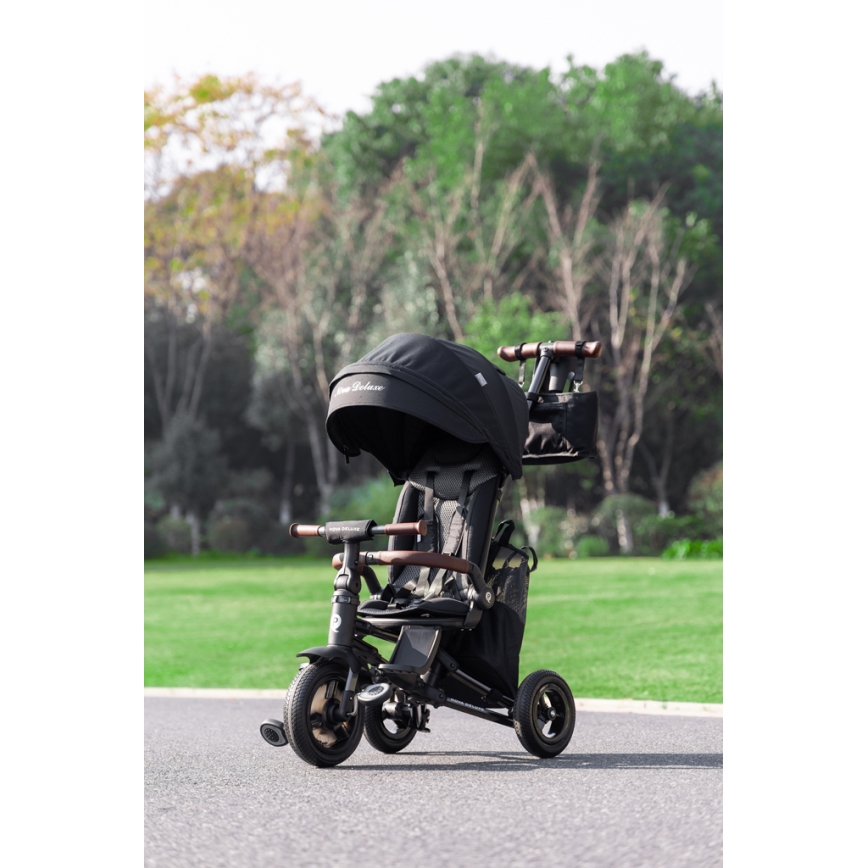 QPlay - Tricycle pour enfant 5 en 1 NOVA DELUXE noir