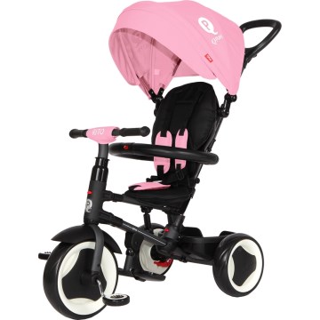 QPlay - Tricycle pour enfants 3 en 1 RITO EVA rose