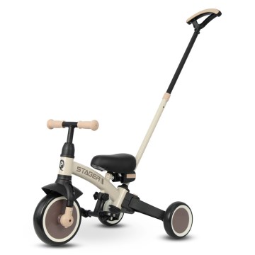 QPlay - Tricycle pour enfants 3 en 1 STAGER beige