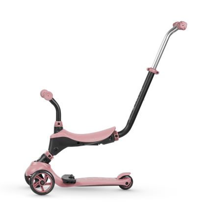 QPlay - Trottinette enfant 4en1 SEMA rose
