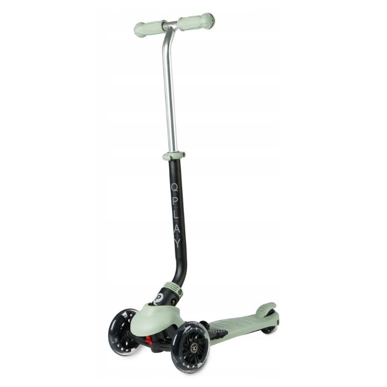 QPlay - Trottinette enfant SEMA PRO 5 en 1 avec roues LED, verte