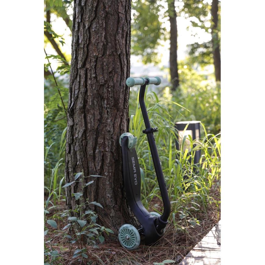 QPlay - Trottinette pour enfants 5en1 SEMA vert