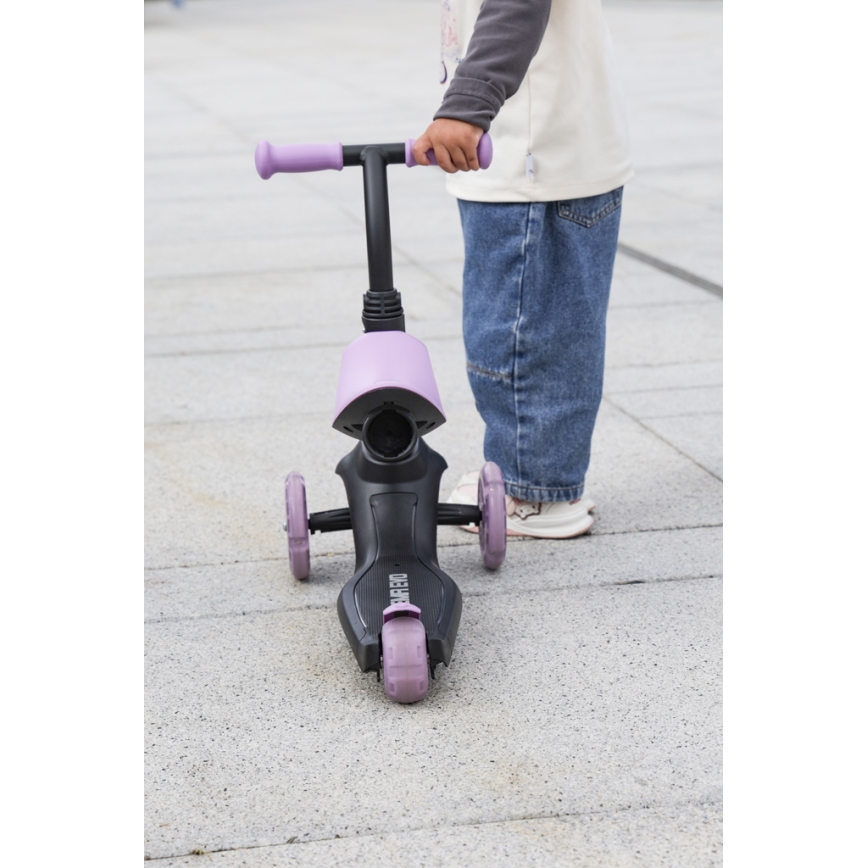 QPlay - Trottinette pour enfants 5en1 SEMA violet