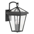 Quintiesse - Applique murale d'extérieur ALFORD S 2xE14/40W/230V IP44 noire