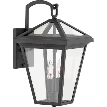 Quintiesse - Applique murale d'extérieur ALFORD S 2xE14/40W/230V IP44 noire