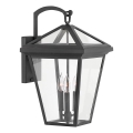 Quintiesse - Applique murale extérieure ALFORD L 3xE14/40W/230V IP44 noire