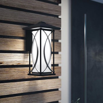 Quintiesse - Applique murale extérieure ASHBERN M 1xE27/60W/230V IP44 noire