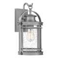 Quintiesse - Applique murale extérieure BOOKER M 1xE27/60W/230V IP44 chrome mat