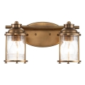 Quintiesse - Applique murale pour salle de bains ASHLAND BAY 2xE27/60W/230V IP44 bronze