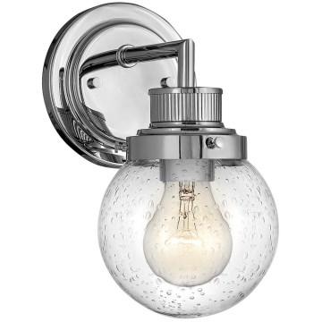 Quintiesse - Applique murale pour salle de bains POPPY 1xE27/60W/230V IP44 chromé brillant