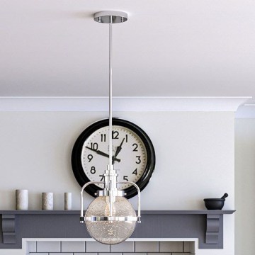 Quintiesse - Luminaire d'extérieur sur tige TRIOCENT 1xE27/40W/230V IP44 chrome brillant