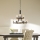 Quintiesse - Lustre à chaîne ANGELO 9xE27/60W/230V décor chêne