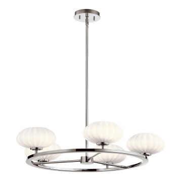 Quintiesse - Lustre LED pour salle de bains sur tige PIM 5xG9/3W/230V Ø 71,1 cm IP44 chrome brillant
