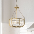 Quintiesse - Lustre sur chaîne ROUX 3xE27/60W/230V Ø 40,6 cm doré