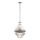 Quintiesse - Lustre sur tige TOLLIS 1x E27/40 W/230 V Ø 40,8 cm chrome mat