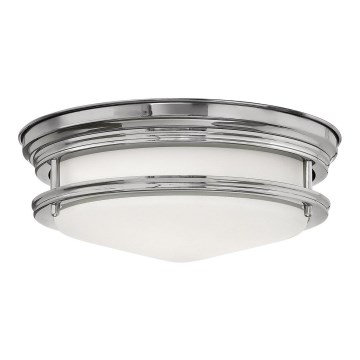 Quintiesse - Plafonnier d'extérieur HADRIAN 2xE27/40W/230V Ø 27,8 cm IP44 chrome brillant