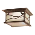 Quintiesse - Plafonnier extérieur MORRIS 2xE27/60W/230V IP44, bronze