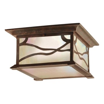 Quintiesse - Plafonnier extérieur MORRIS 2xE27/60W/230V IP44, bronze