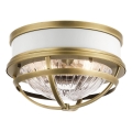 Quintiesse - Plafonnier TOLLIS 2xE27/40W/230V Ø 30,5 cm doré