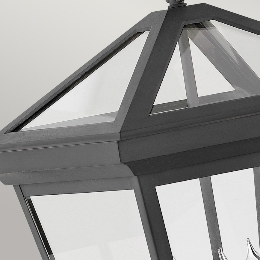 Quintiesse - Applique murale extérieure ALFORD L 3xE14/40W/230V IP44 noire