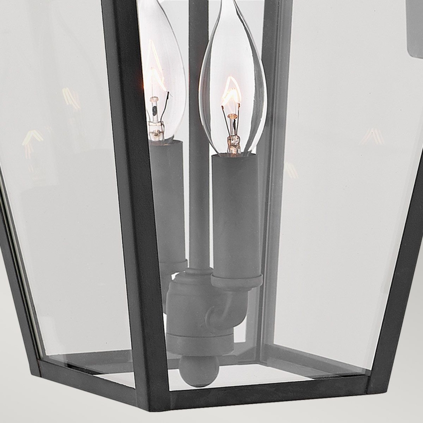 Quintiesse - Applique murale d'extérieur ALFORD M 2xE14/40W/230V IP44 noire